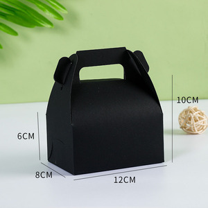 Disposable Bento Cake Box Takeaway Package Kraft paper cardboard pie boxes