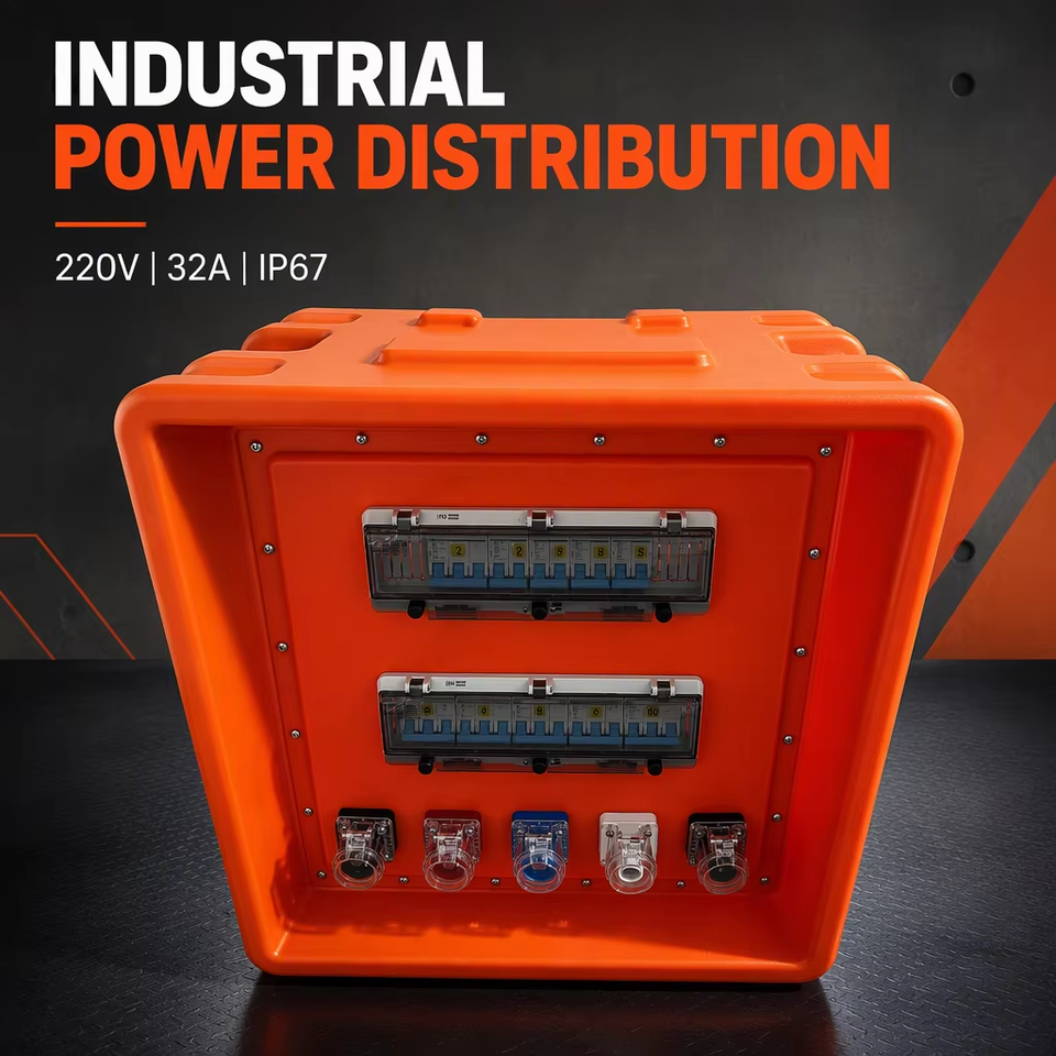 400a Timer CHEM Multi-Way Waterproof Distribution Box 400A Cam-lock Connector ...