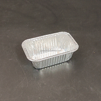 Barquette rectangulaire jetable en aluminium de qualité alimentaire pour la cuisson et la rôtissure, idéale pour les restaurants et la cuisine domestique