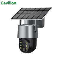 Cámara de Seguridad Solar de 3MP, Inalámbrica, con Batería, Detección PIR con IA, PTZ, Audio Bidireccional, IP65