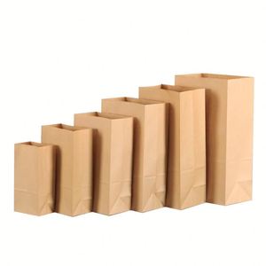 Sac en papier kraft de haute qualité, écologique, biodégradable, pratique, à ouverture automatique (SOS) - Product Image 2