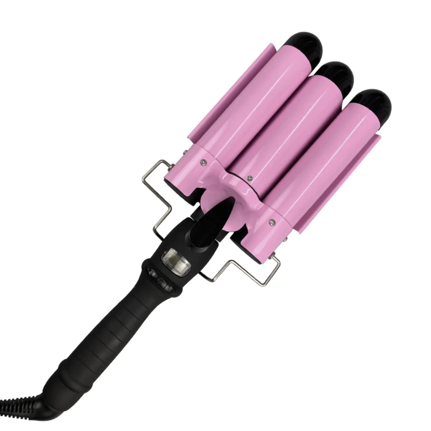 LiliPRO LCD-Display Schnelle Erwärmung Ionic Hair Styler 3 Triple Barrel Haar Lockens tab Zauberstab Waver Hair Curler