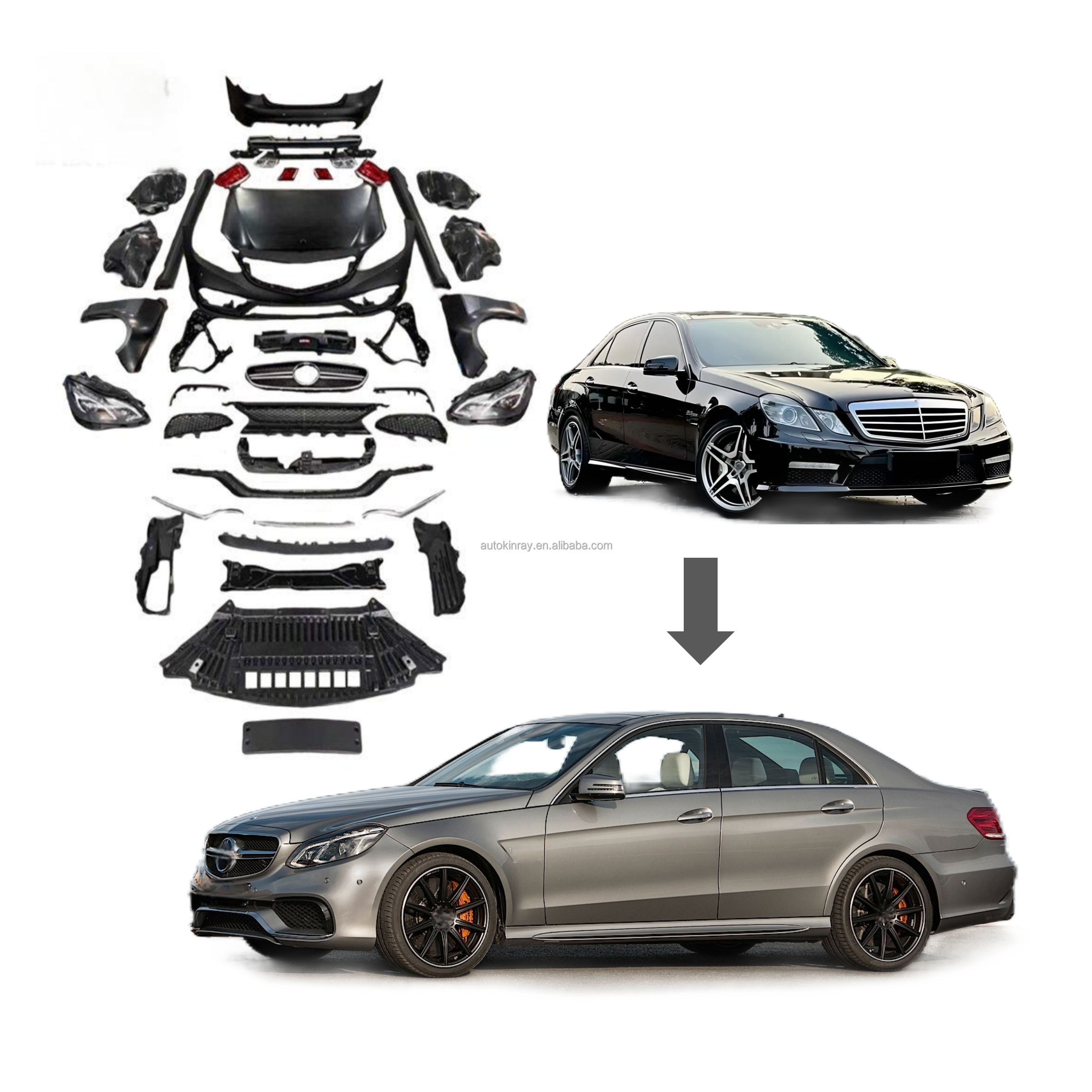 Mercedes-Benz E63S フェンダーパーツ Wholesale E63 Fender Amg Style, Durable Iron Construction