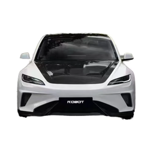 Kit de Carrocería de Fibra de Carbono Estilo RT para Tesla Model 3, Parachoques, Faldones Laterales, Difusor, Alerón, Capó, Autoadhesivo, Nuevo - Product Image 1