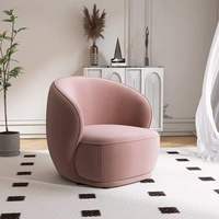 Fauteuil individuel crème de luxe léger avec table basse pour salon, balcon, salon de beauté ou réception