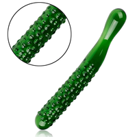 Hot Selling Seksspeeltjes Vrouwelijke Masturbatie Realistische Glazen Dildo 'S Voor Vrouwen Fruit Groente Vorm Dildo Anale Plug Met Geschenkdoos