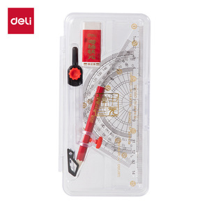 Deli VC899 7-Piece Transparent Ruler <b>Set</b> Metal-Free Exam Champion Student Drawing <b>Stationery</b> - Product Image 1
