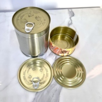 Voedselveilige 3-delige metalen blikverpakking voor ingeblikt rundvlees, corned beef, vacuümverpakte voedselblikken