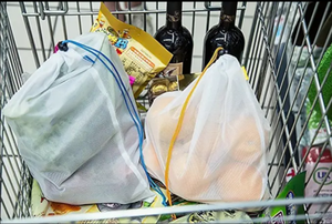 Zero Waste Reusable Polyester Grocery Produce <b>Mesh</b> <b>Bag</b> - Product Image 2