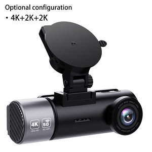 กล้องติดรถยนต์ 4K แบบสามช่องทาง พร้อมระบบควบคุมผ่านแอพ WiFi, โหมดจอดรถ, เซ็นเซอร์ G, กล้องบันทึกภาพ 3 ช่องทาง ความละเอียด 2.5K ด้านหน้า ภายใน และด้านหลัง - Product Image 2
