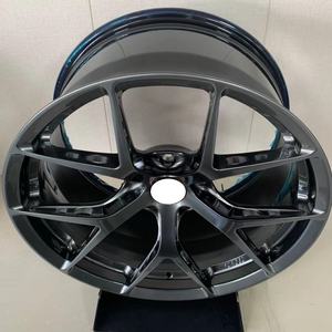 Rines DJJ Forged Fi <span class=keywords><strong>R</strong></span> EVO en Gris Oscuro para BMW G87 M2 F80 E92 M3 <span class=keywords><strong>Porsche</strong></span> <span class=keywords><strong>911</strong></span> 991 GT3 5x112 5x120, Rines de Aleación Personalizados para Competición - Product Image 5