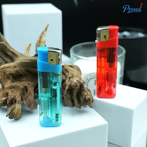 Briquet LED multifonctionnel à flamme douce rechargeable au butane, portable pour le camping quotidien, l'allumage de bougies - Product Image 3