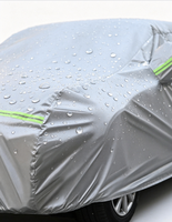 Housse de voiture MELCO en PEVA et coton PP, extensible, anti-poussière, imperméable, résistante aux rayures, protection UV, épaisseur 1 mil, pour neige/glace