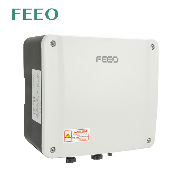 FEEO FRS Rapid Shutdown Device Solar Panel Waterproof Firefighter Safety Switch 1500VDC 40A IP66 1-10 String
