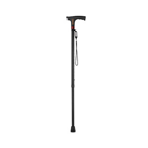 2025 New Arrival <b>Foldable</b> <b>Walking</b> Cane Adjustable Elderly <b>Walking</b> <b>Stick</b> with LED Light and Non-Slip TPR Handle - Product Image 5