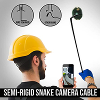 Mini Cámara Endoscópica con 6 Luces LED, HD, Impermeable, Boroscopio de 7mm para Reparación Automotriz, Uso en Alcantarillado, Herramienta Industrial
