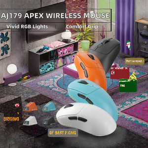 Ajazz AJ179 APEX Wireless Gaming <b>Mouse</b> PAW3950 Sensor 2.4G USB Optical RGB Backlight, Rechargeable, Lightweight, Ergonomic - Product Image 2