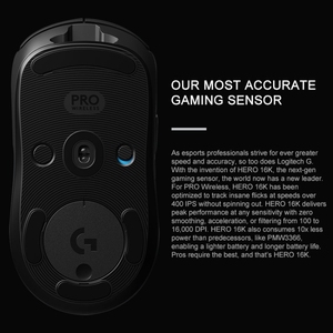   เมาส์เกมมิ่งไร้สาย PRO USB พร้อมเซ็นเซอร์ Hero DPI รองรับ Lightspeed และ <span class=keywords><strong>Powerplay</strong></span> - Product Image 5