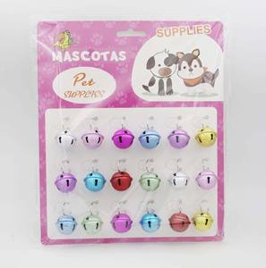 Campana de <span class=keywords><strong>collar</strong></span> de metal para perro y gato, campana de juguete colorida de alta calidad - Product Image 4