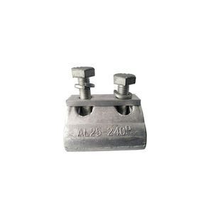 ตัวหนีบสายไฟฟ้าแบบร่องคู่ขนานชนิดน็อตทองแดงอะลูมิเนียม JECSNAY APG-B1 สำหรับสายส่งกำลัง ใช้เชื่อมต่อสายไฟฟ้าเปลือยแบบคู่ขนานสองเส้น - Product Image 5