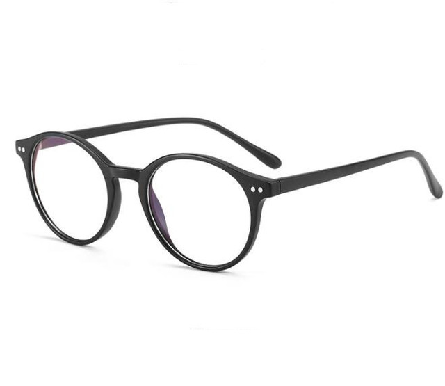 Women TR Frame Custom logo Brand  Round Frame  Glasses for Computer Clear PC Lens Blue Light Blocking Glasses