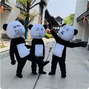 Disfraces de <span class=keywords><strong>Panda</strong></span> de Peluche Personalizados, Divertidos y Originales, para Cosplay, Fiestas, Eventos, Actuaciones, Accesorios con Temática Navideña, Disfraz para Adultos - Product Image 5