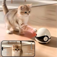 Robot Inteligente para Mascotas, Cámara Móvil Inalámbrica con Juguete Láser, Audio Bidireccional, Control por Aplicación, Recarga Automática para Perros y Gatos
