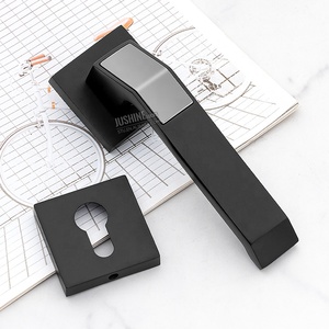 用于滑动板的铝制把手门把手前杆门锁用于外部木门拉锁把手 - Product Image 3