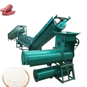 Prix d'usine Ligne de traitement automatique de la farine de manioc/Machine de traitement de casava Manioc