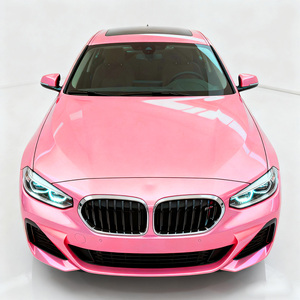 Super Gloss Peach Pink Convenient Construction <strong>Color</strong> Change Film Wrap Car <strong>Vinyl</strong> No Warping - Product Image 1