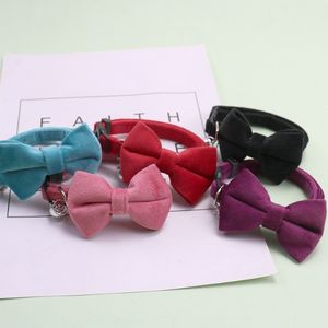 <span class=keywords><strong>Collar</strong></span> de gato con Lazo de terciopelo, <span class=keywords><strong>collar</strong></span> de gato con hebilla de seguridad, suministros para mascotas, campana, <span class=keywords><strong>collar</strong></span> antiasfixia, decoración al por mayor - Product Image 3