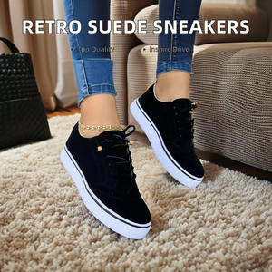 <span class=keywords><strong>Zapatillas</strong></span> de deporte de cuero de ante marrón Retro <span class=keywords><strong>para</strong></span> <span class=keywords><strong>mujer</strong></span>, <span class=keywords><strong>zapatillas</strong></span> <span class=keywords><strong>deportivas</strong></span> de <span class=keywords><strong>corte</strong></span> bajo personalizadas, amortiguación de otoño, encaje hueco transpirable <span class=keywords><strong>para</strong></span> - Product Image 5