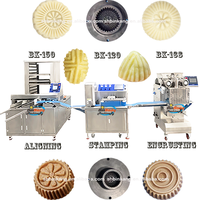 Ligne de production de machines automatiques de fabrication de maamoul et de mooncakes de qualité alimentaire commerciale à haute capacité
