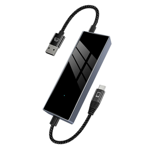 Adaptador CarPlay inalámbrico Compatible con todos los modelos de coche 2025, Control bidireccional MirrorTouch USBA a C, enchufe fácil para medios de coche - Product Image 1