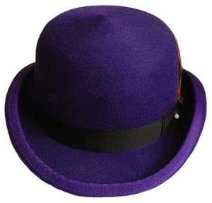Cappello a Bombetta Charlie Chaplin da Uomo Viola - Product Image 1