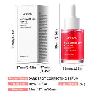 OEM Niacinamida 10% + Txa 4% Suero corrector de manchas oscuras Poro-shrimkimg Antienvejecimiento y brillo 30ml Suero facial MOOYAM - Product Image 6