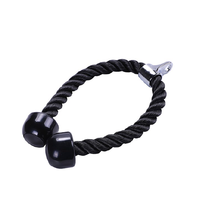 Accessoire d'équipement de fitness : Corde triceps en nylon robuste pour machine à câble, antidérapante, portable, pour équipement de gym