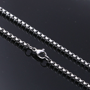 Collier et bracelet en acier inoxydable poli, style hip-hop européen-américain, chaîne cubaine, bijoux de mode faits à la main, DIY - Product Image 5