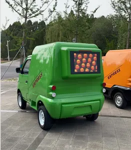 Transportation Electric Delivery Car Vehicle 2024 EEC L7e 80km/h Commercial Use Express Cargo Refrigerated Delivery Van