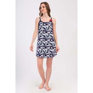 Robe élégante pour femme, tunique ovale sans bretelles avec nœud et détail Bibila - Product Image 4
