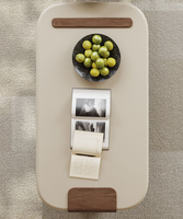 Table basse de salon 2026 Nouvelle collection Crème Vent Noyer