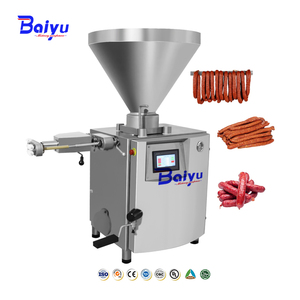 Remplisseur vertical hydraulique <span class=keywords><strong>de</strong></span> farce <span class=keywords><strong>de</strong></span> saucisse <span class=keywords><strong>de</strong></span> la CE <span class=keywords><strong>de</strong></span> Baiyu machines efficaces <span class=keywords><strong>de</strong></span> traitement <span class=keywords><strong>de</strong></span> la viande magasins d'alimentation usines <span class=keywords><strong>de</strong></span> fabrication Core PLC - Product Image 1