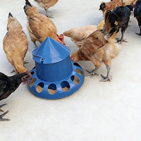 Mangeoire automatique anti-déversement pour volailles, mangeoire automatique pour poussins, pigeons, cailles, seau d'alimentation sans gaspillage, mangeoire en plastique pour ferme
