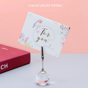 Kẹp Ghi Nhớ Đáng Yêu Đế Kim Cương Pha Lê Giá Đỡ Để Bàn Kẹp Giữ Ảnh Dây Kim Loại - Product Image 3