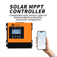 Contrôleur de charge solaire MPPT Fonsoul FS-D27 60A 12V-96V Entrée Puissance PV Max 11520W Efficacité 97% pour les systèmes solaires