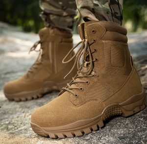 Tactical <strong>Boots</strong> Big Size Lightweight <strong>Boots</strong> Breathable Desert Waterproof Hiking Work Men Winter Shoes Suede <strong>Solid</strong> - Product Image 3
