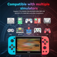 X52 konsol Game genggam 5.1 inci untuk anak, hadiah pemutar Game saku 20000 konsol Video Game portabel