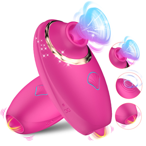 Vibrateur 3 en 1 pour la langue, la succion et le clitoris, 7 fréquences de succion, jouets sexuels pour femmes adultes, livraison directe, faible coût de transport - Product Image 1