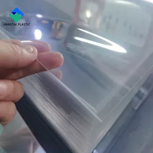 江泰0.25 0.45至6毫米工厂批发紫外印刷915x1830 1220x1830透明透明聚氯乙烯片材