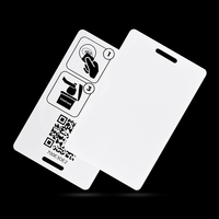 Carte de proximité rfid pvc cartes fenêtre personnalisé hologramme uv impression numéro qr code intelligent nfc plastique carte rfid 125khz 13.56mhz